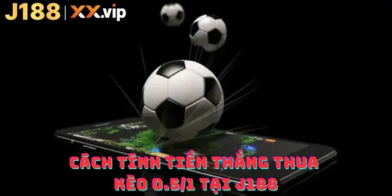 Cách tính tiền thắng thua kèo 0.5 1 tại J188